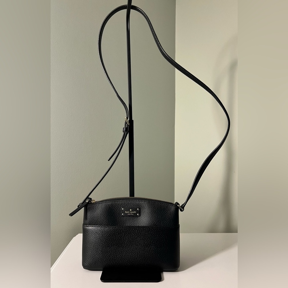 Kate Spade ♠️ Black Leather Crossbody Bag